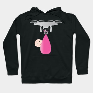 It's A GIRL - Funny pregnancy design Hoodie